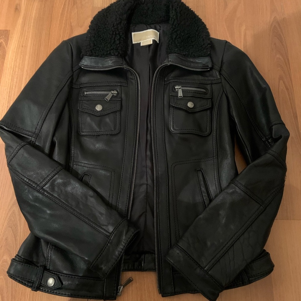 Michael Kors leather jacket